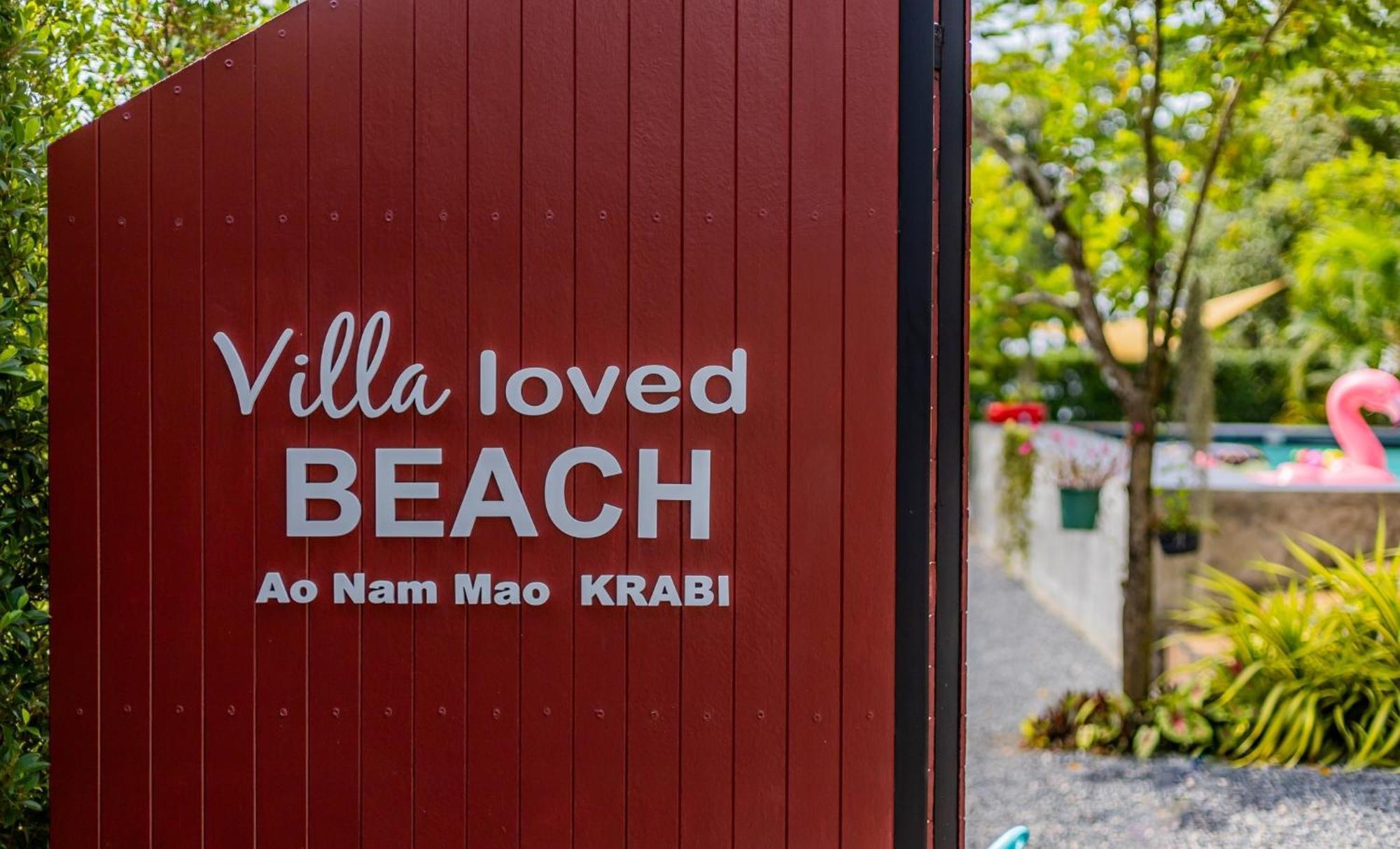 Villa Loved Beach 1 Ao Nam Mao Pokoj fotografie